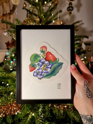 Illustration par l'illustratrice et tatoueuse Jean.No