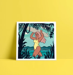 Surfer or mermaid?
