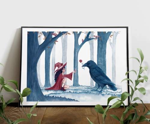 La Sorcière et le Corbeau