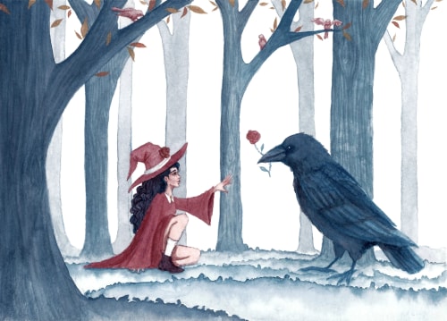 La Sorcière et le Corbeau
