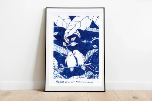 Deux oiseaux qui s'aiment