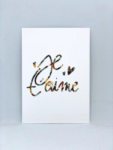 Carte Je t'aime