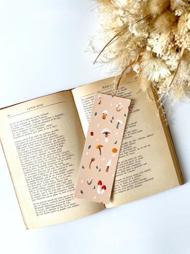 Marque page mushrooms