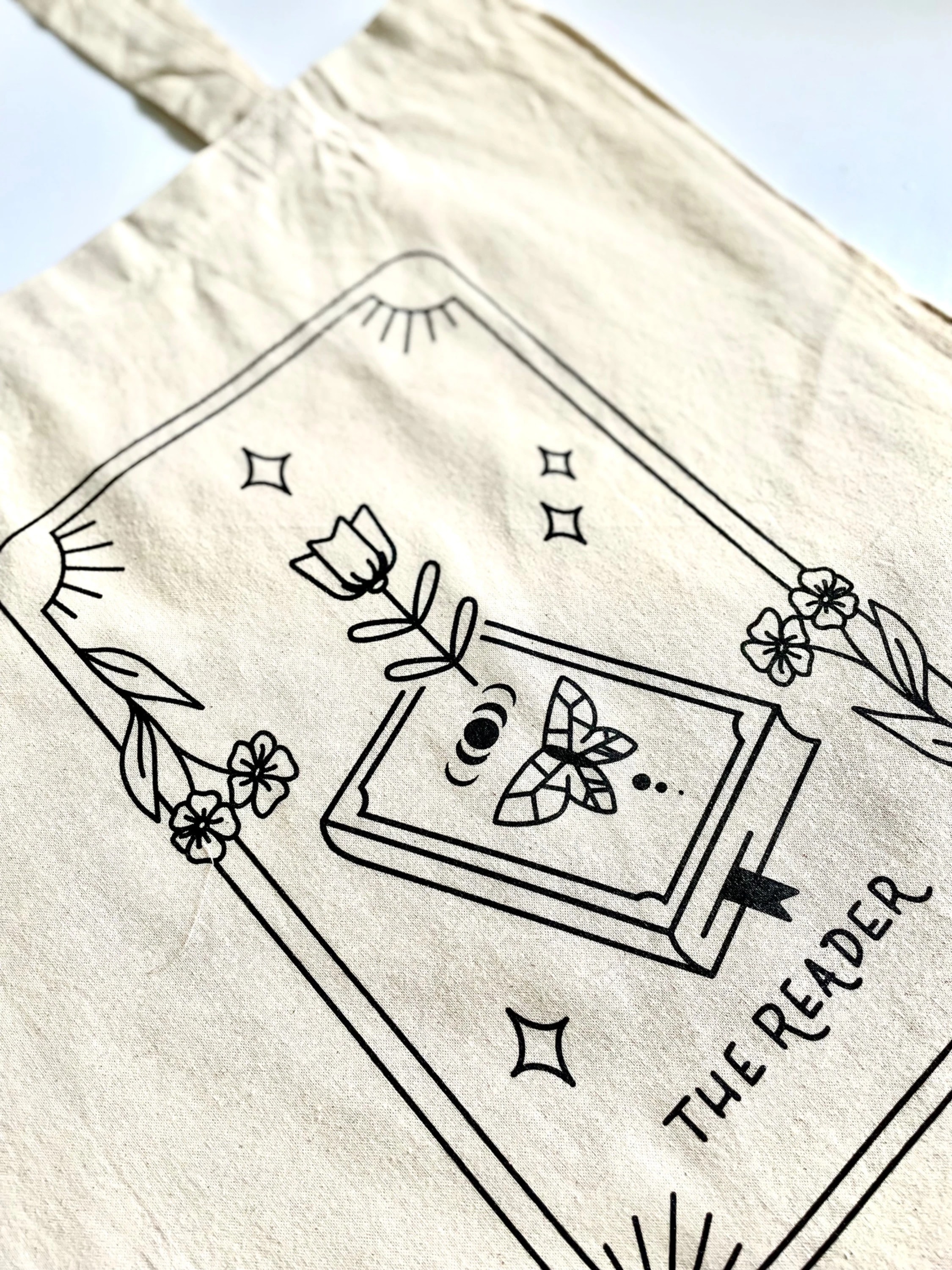 Tote bag "the reader"