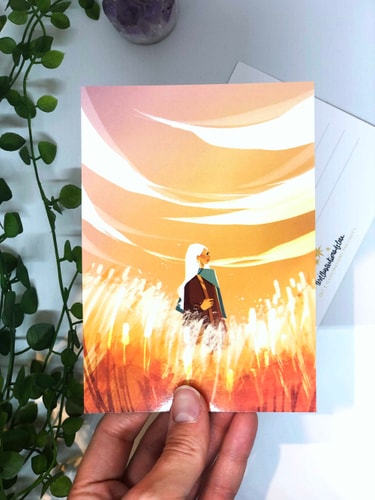 Carte postale  Un soir d'automne