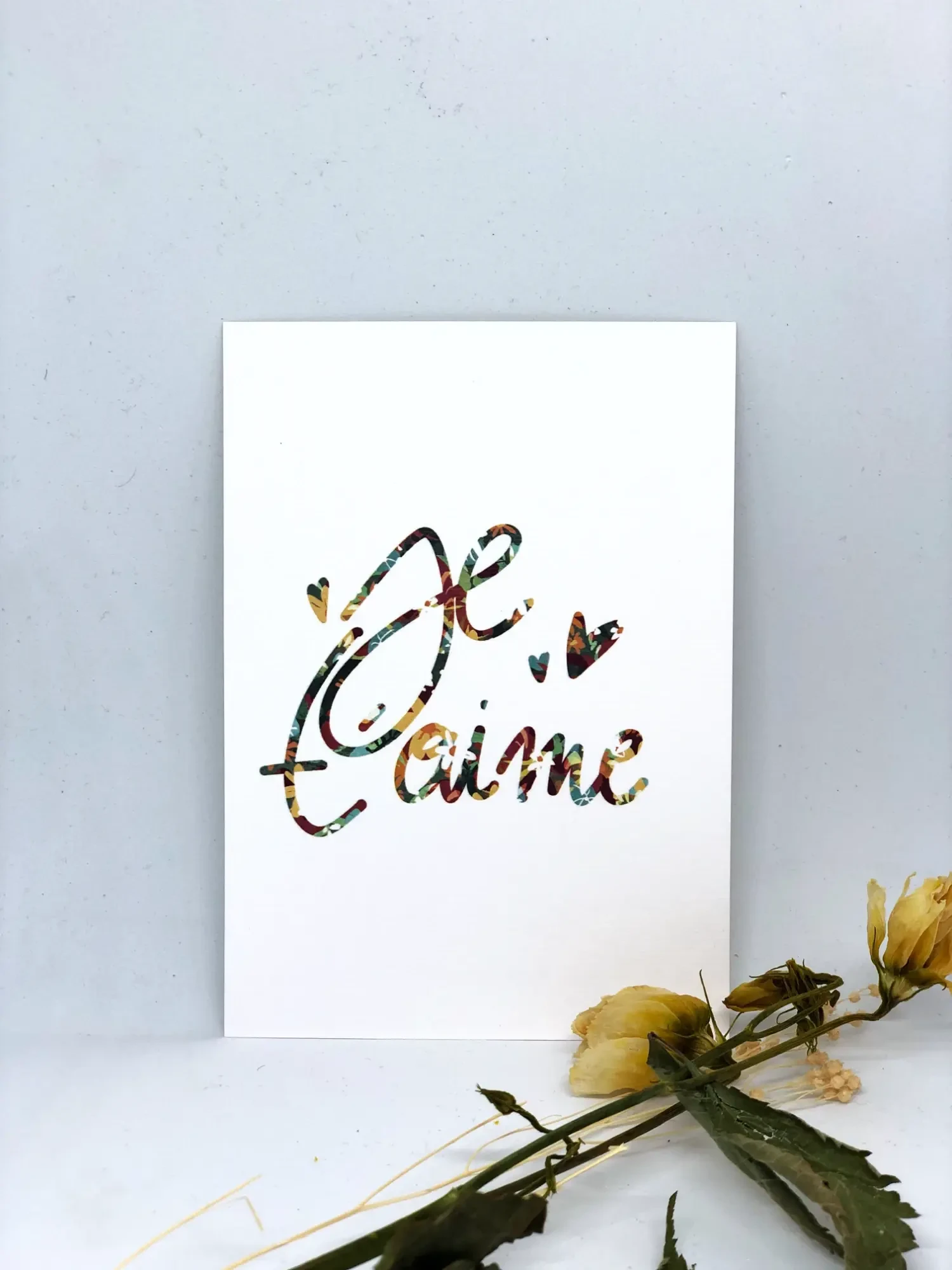 Carte Je t'aime