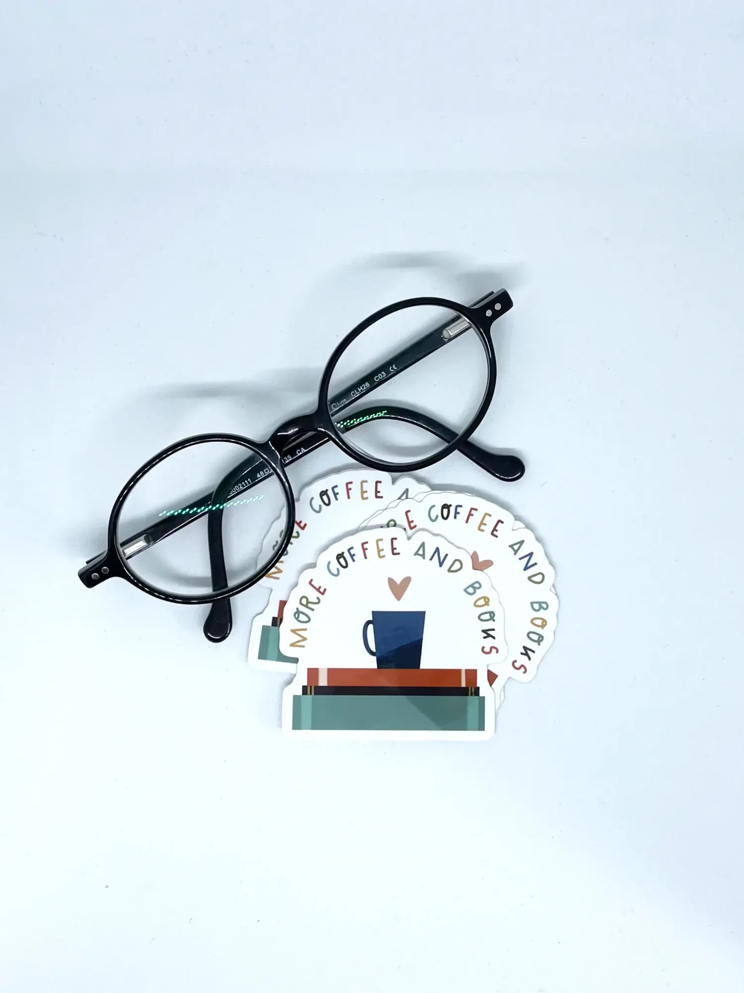 Sticker "more coffee and book" 