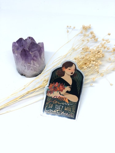 Stickers "I paint flowers"