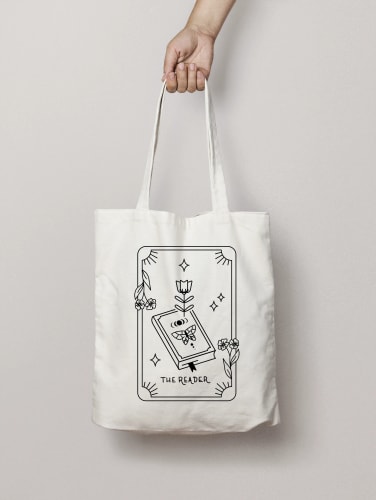 Tote bag "the reader"