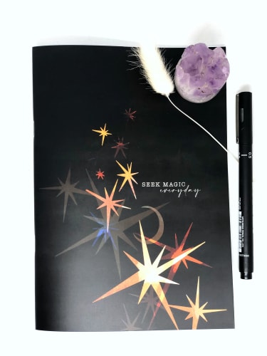 lot de 2 Carnet A5 "Seek Magic everyday "