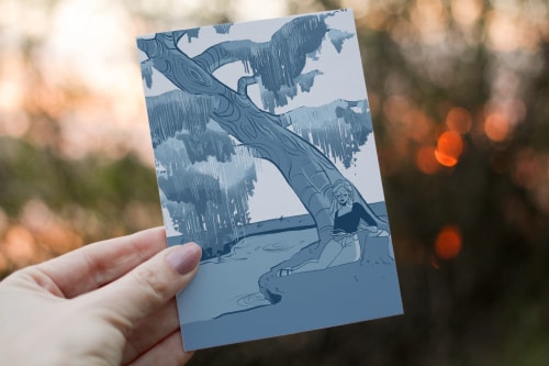 Carte postale l'étang