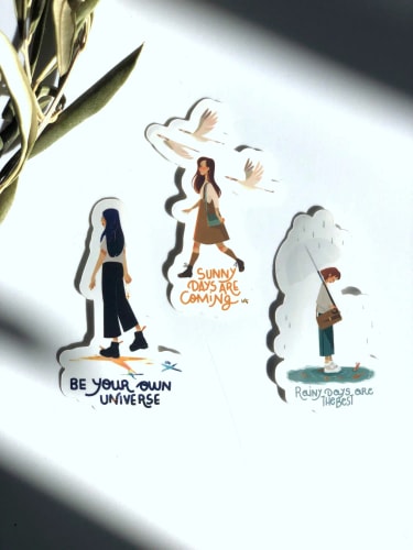 Pack stickers "All you have is now"