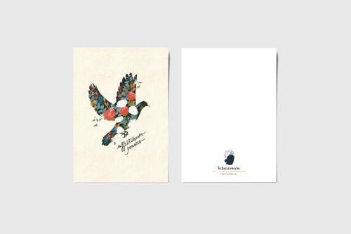 Carte postale condoléances