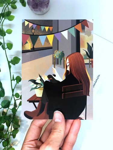 Carte postale  La grue