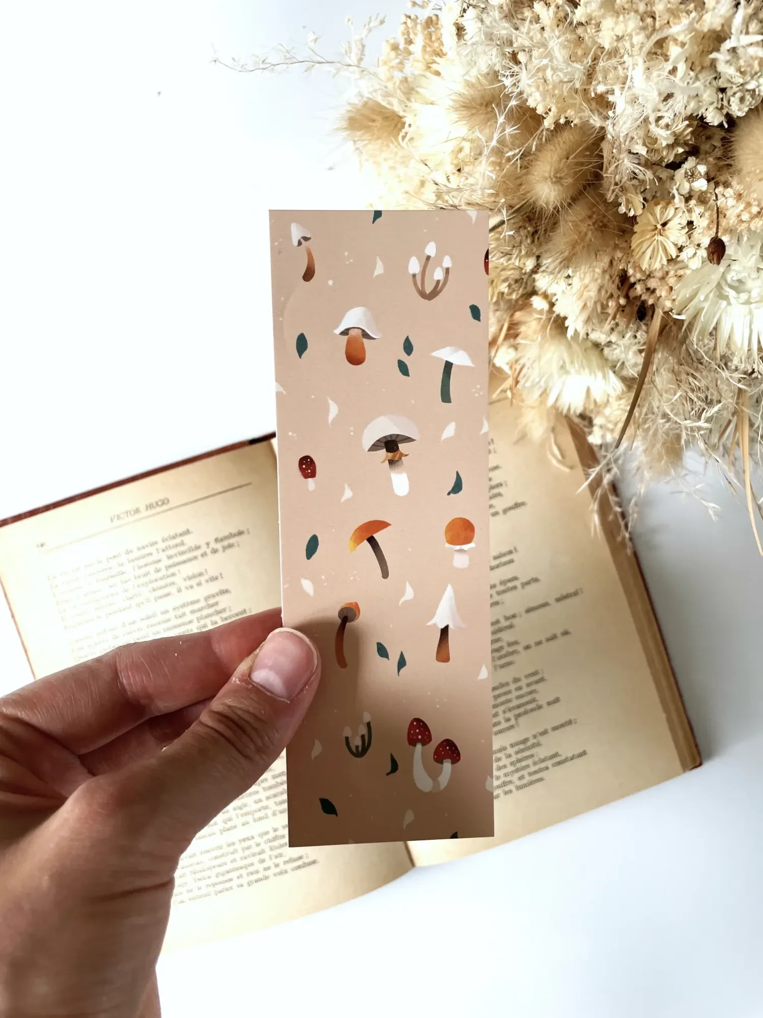 Marque page mushrooms