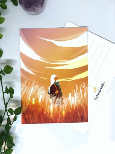 Carte postale  Un soir d'automne