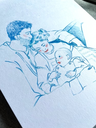 Votre portrait esquissé original