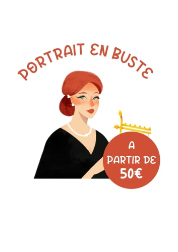 Votre portrait personnalisé en buste