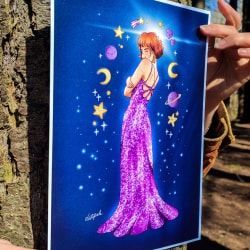 Print Lady Star A4 🌟