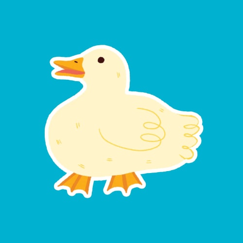Sticker canne 🦆