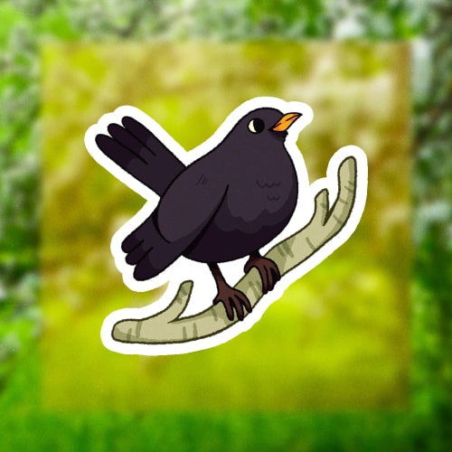 Grand sticker merle ⚫