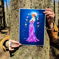 Print Lady Star A4 🌟