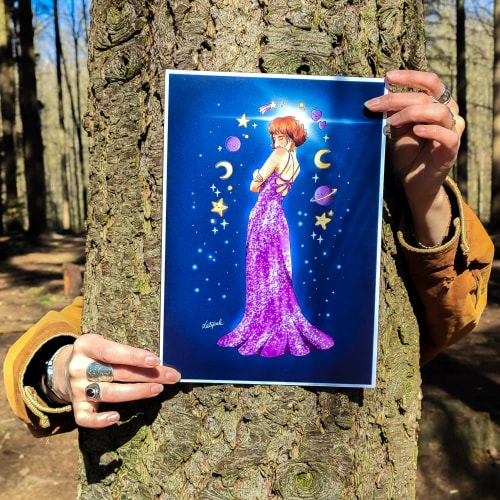 Print Lady Star A4 🌟