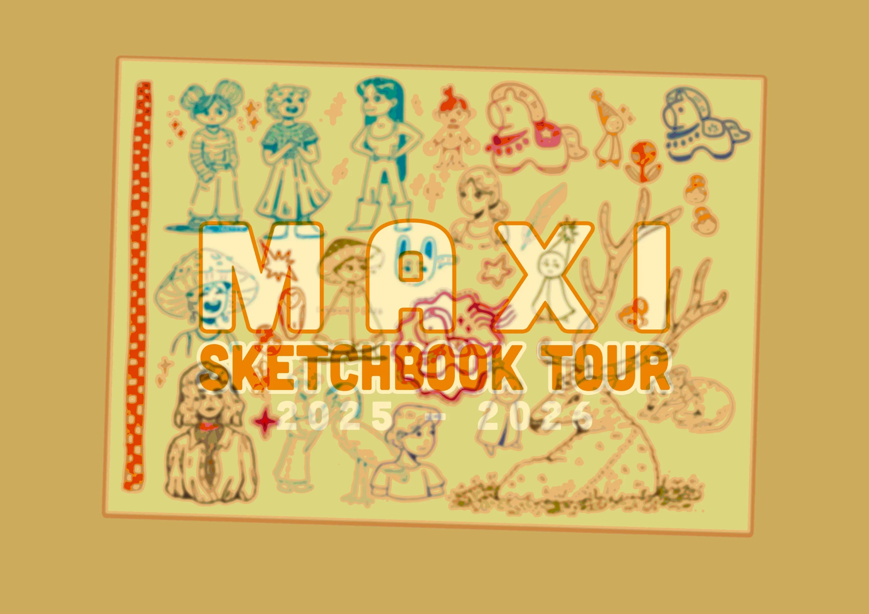 maxi sketchbook tour! #1