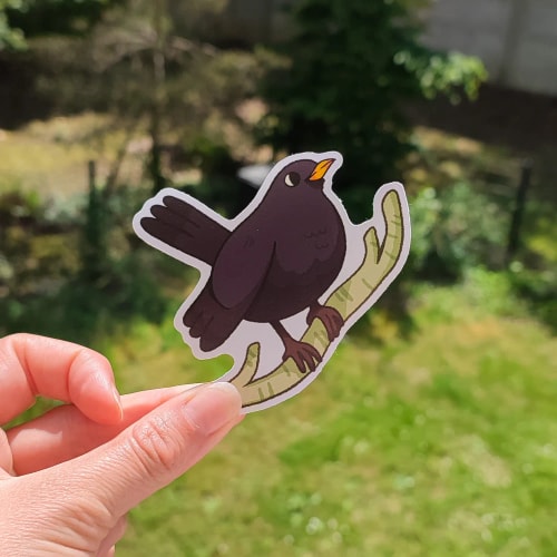 Grand sticker merle ⚫