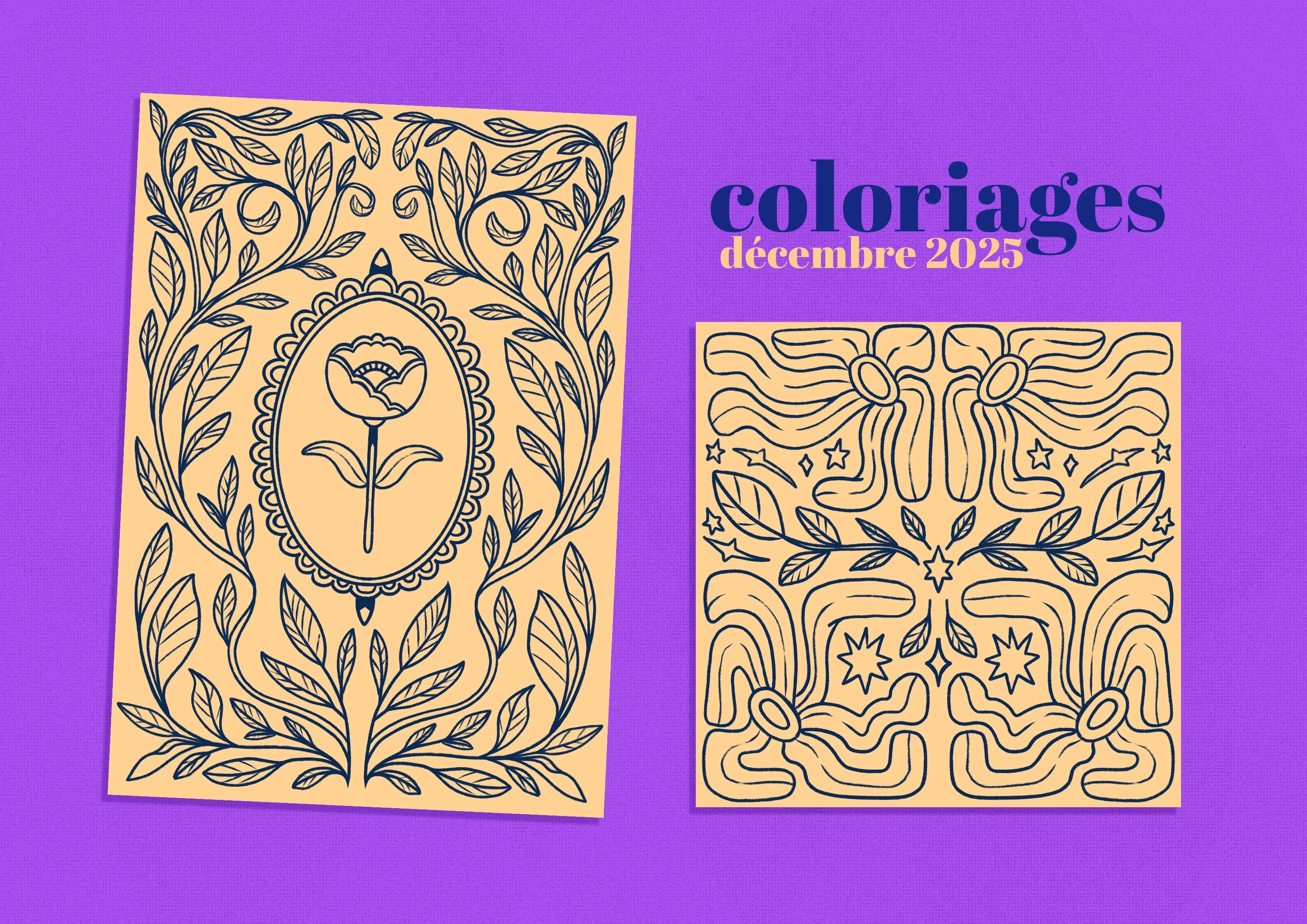 Dibujos para colorear - diciembre 2025 ✏️