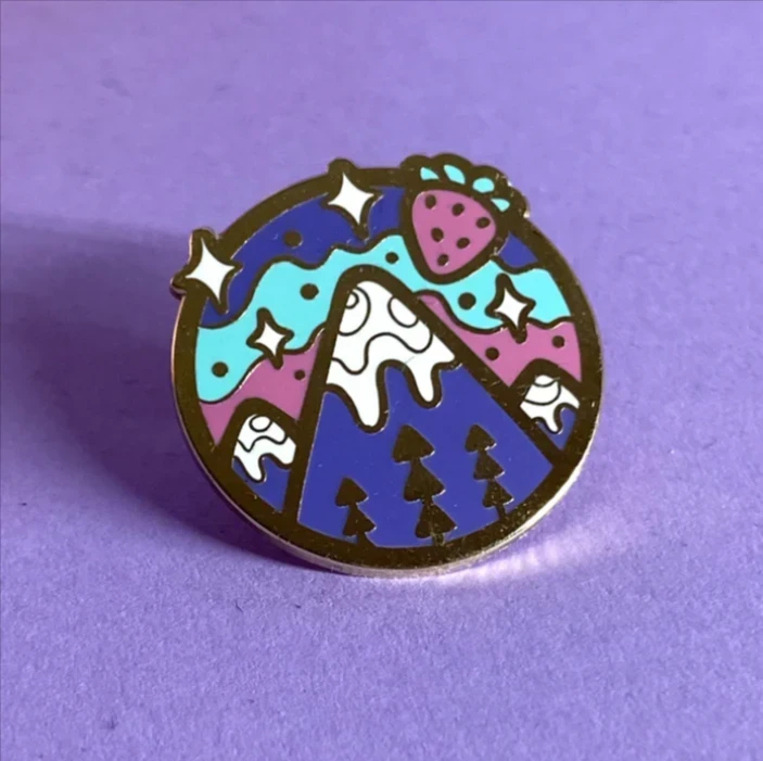 Pin's Rond Celeste