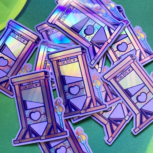 Sticker Cute Guillotine