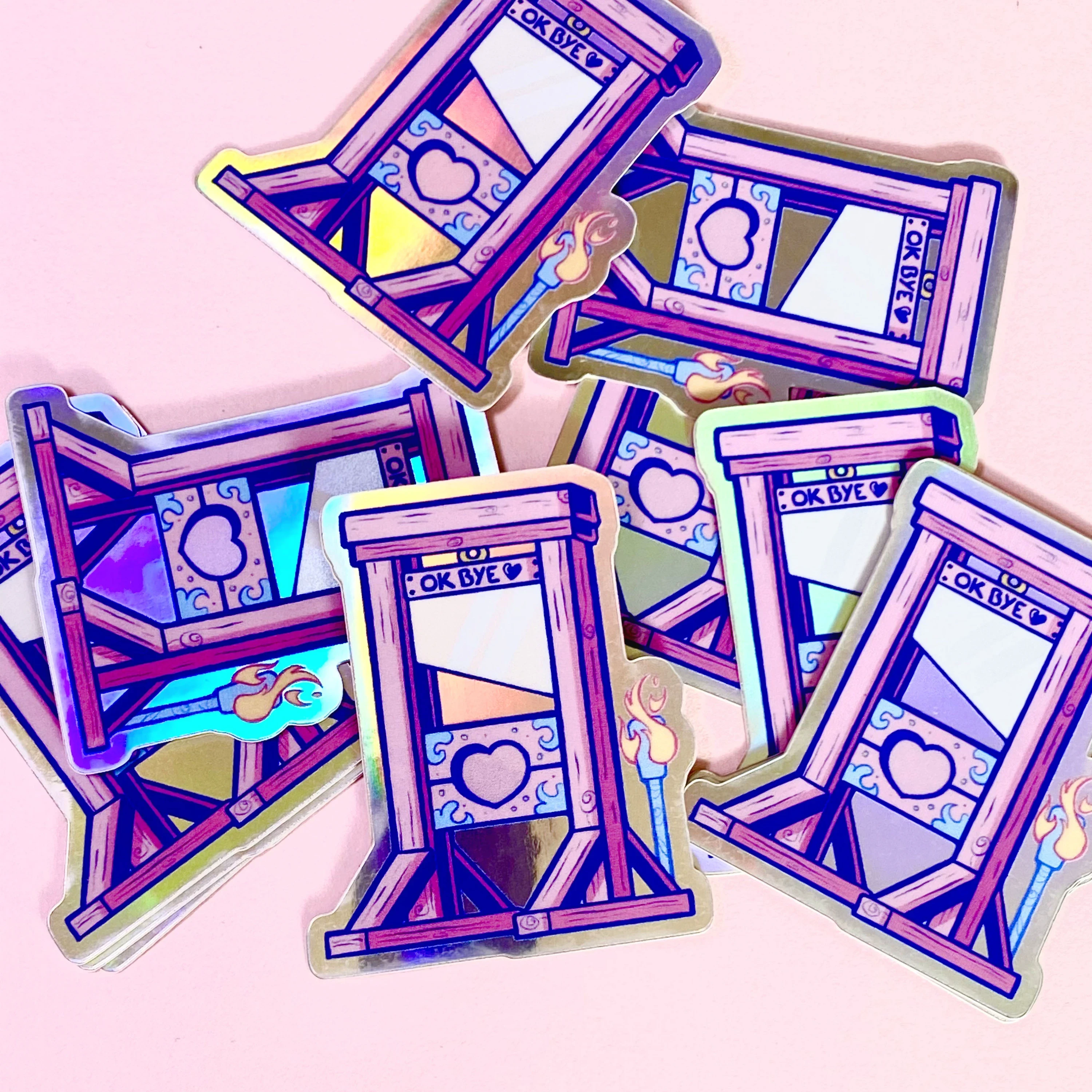 Sticker Cute Guillotine