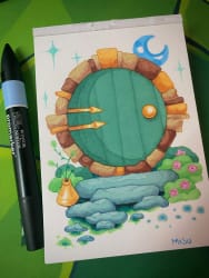 Hobbit Door A6