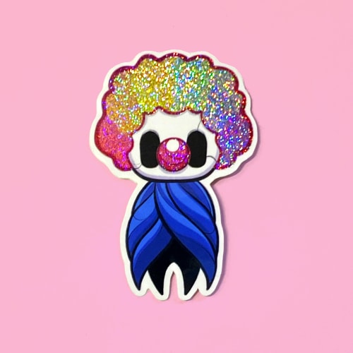 Sticker Knight Clown