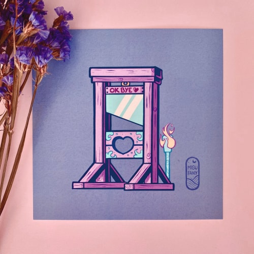 Print Cute Guillotine