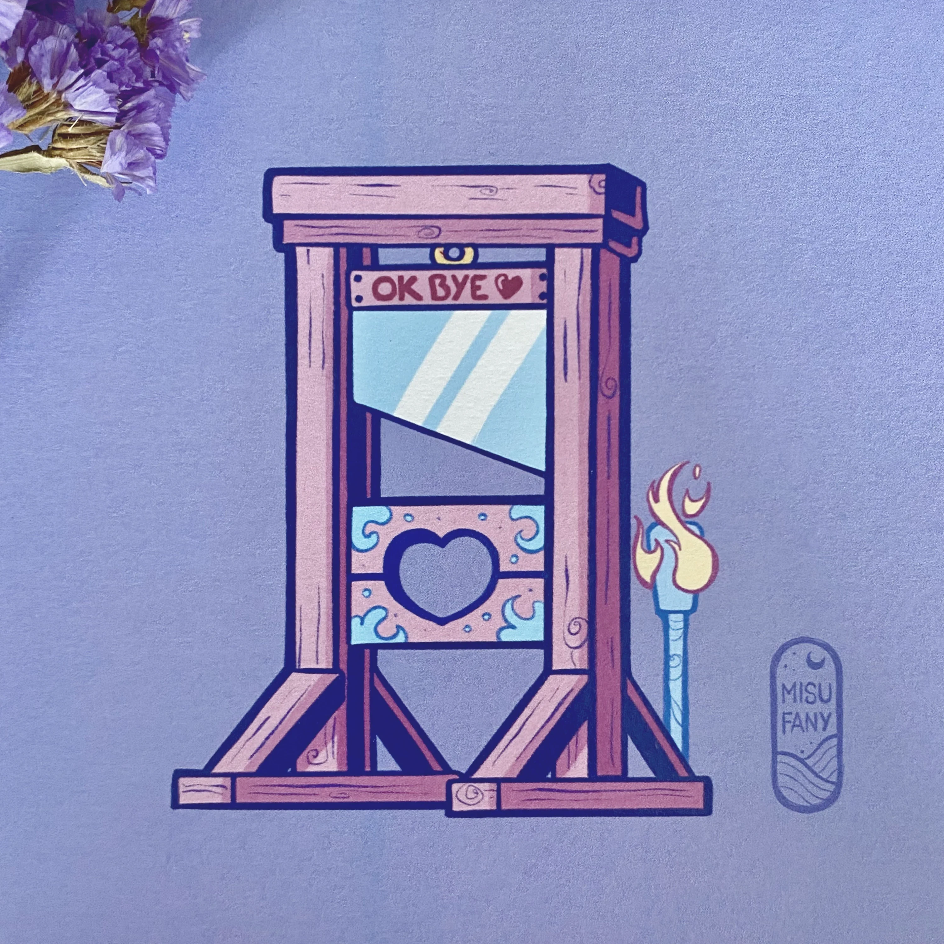 Print Cute Guillotine