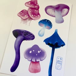 Print Mushrooms