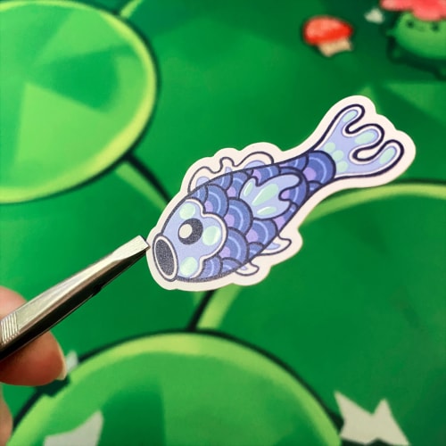 Planche Stickers Poissons