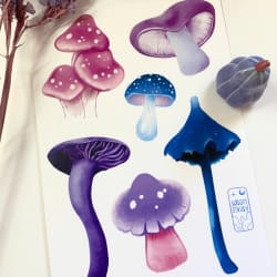 Print Mushrooms
