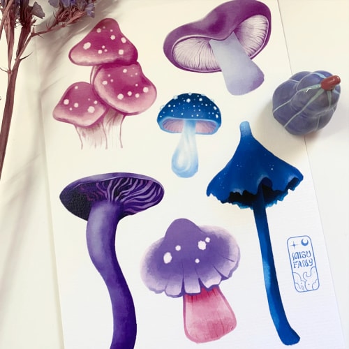 Print Mushrooms