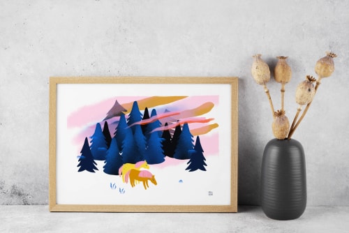 Affiche "2 amis"- A4