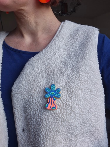 Broche "Belle plante"