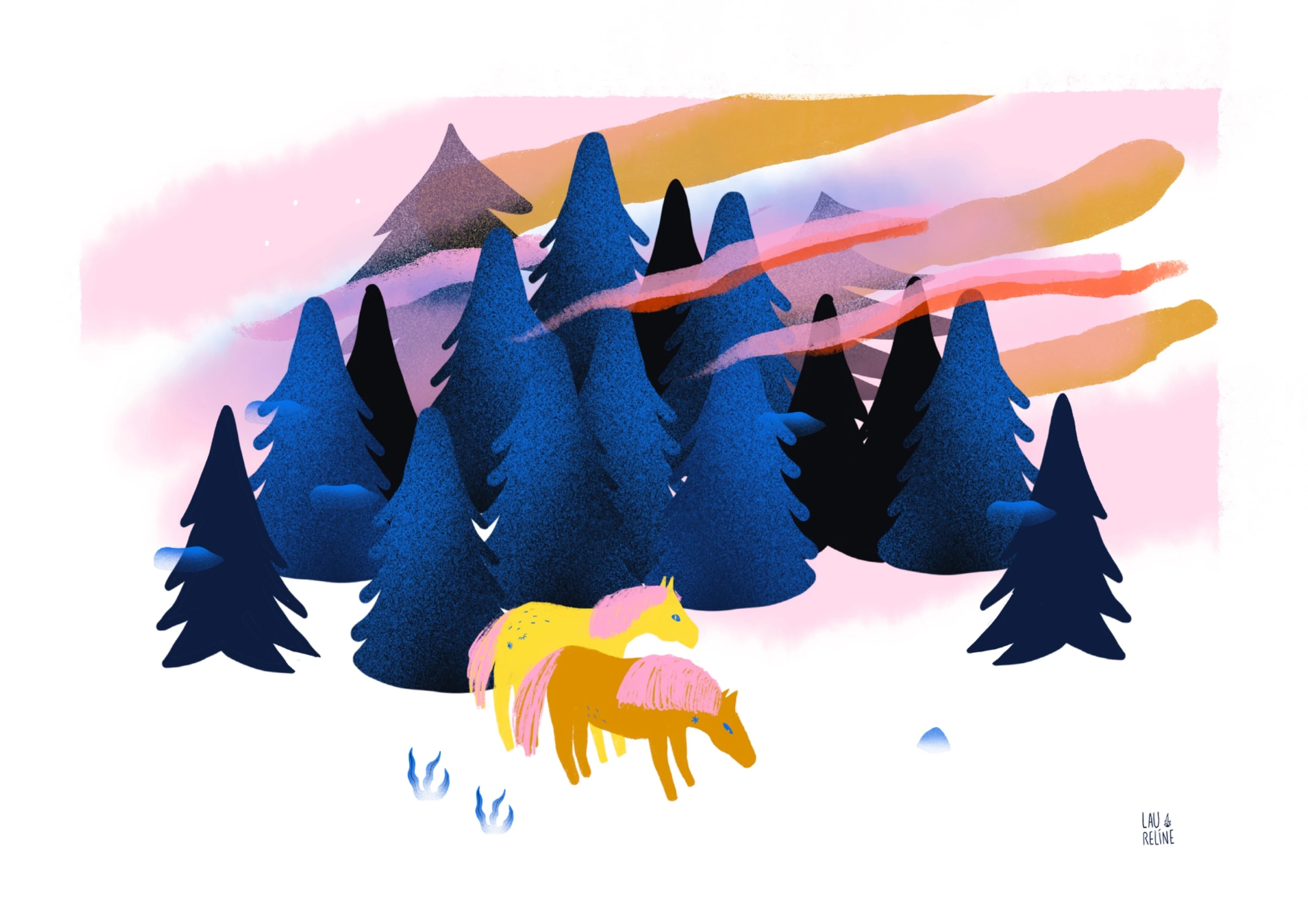 Affiche "2 amis"- A4