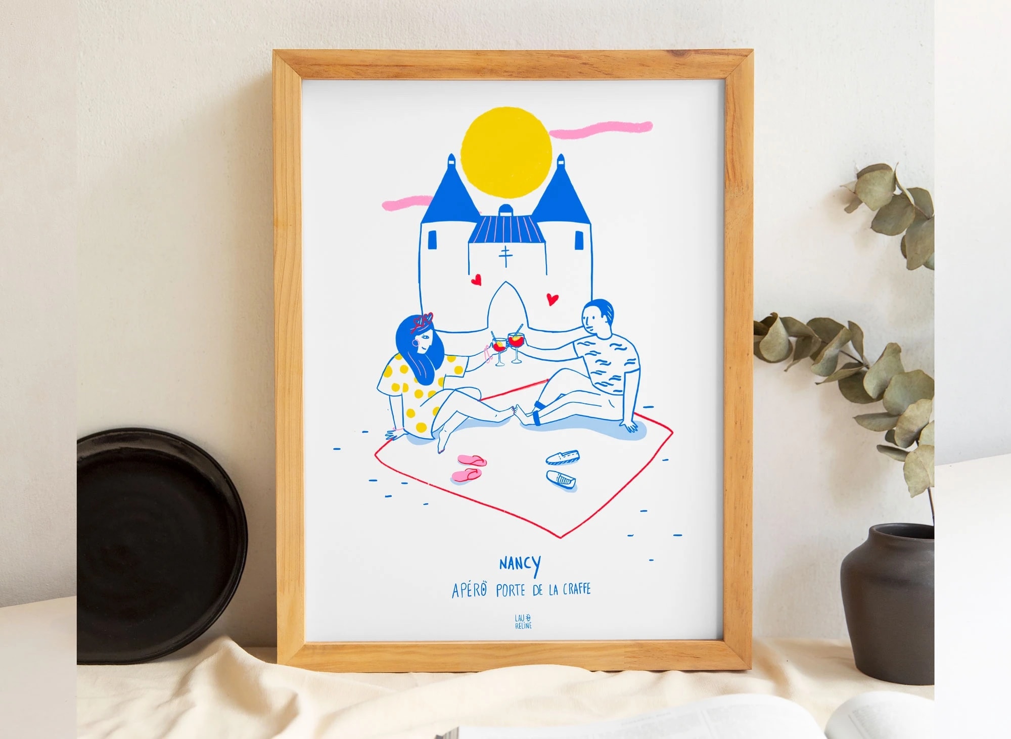 Nancy - Apéro Porte de la Craffe - Carte A5