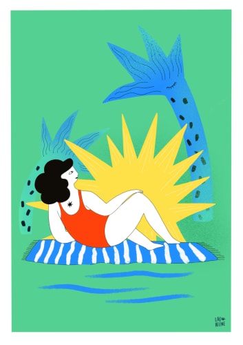 Affiche "Juillet"- A4