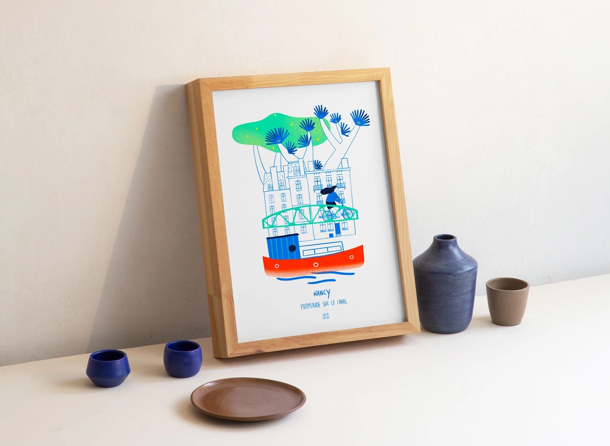 Nancy- Le canal - Carte A5