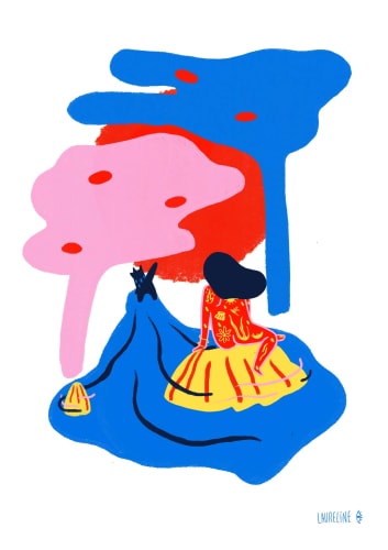 La rivière - Carte 13x18cm