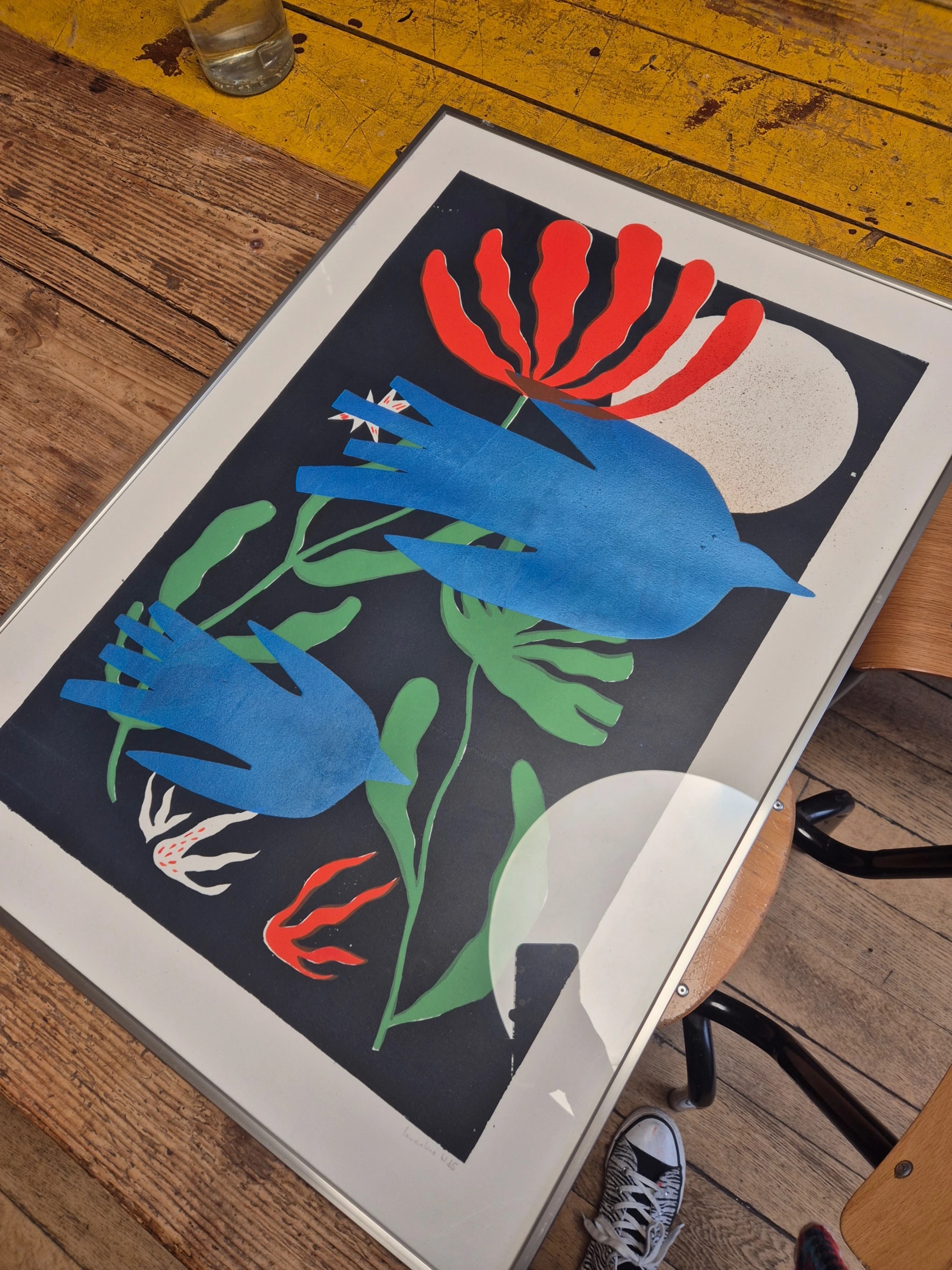 Sérigraphie "La lune" - 50x70cm