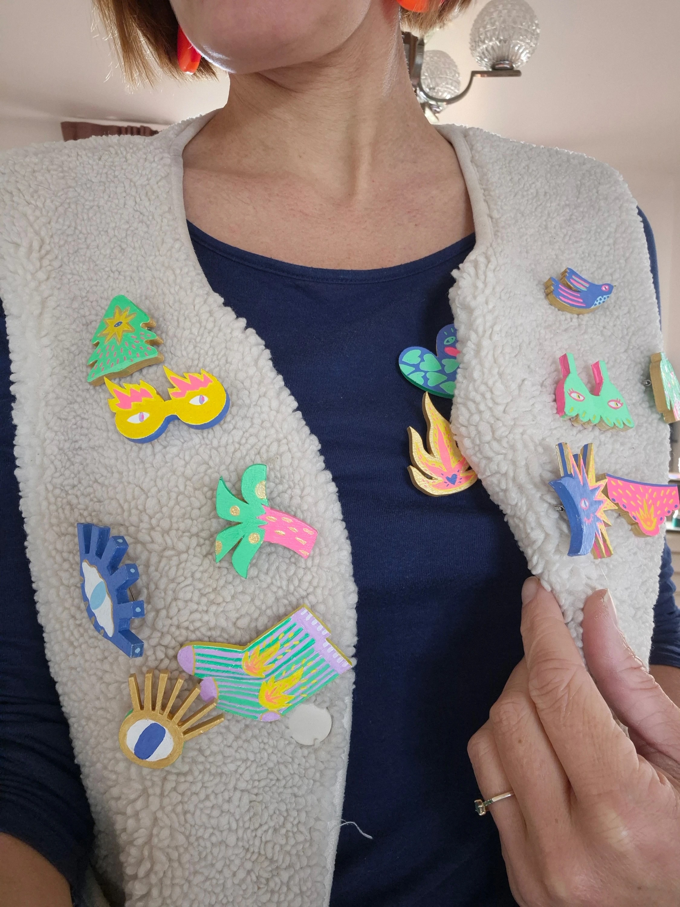 Broche "Belle plante"